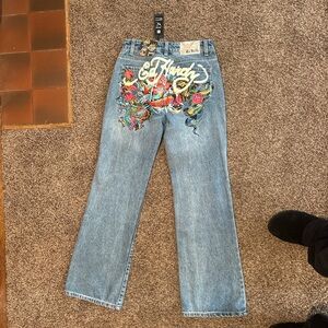 Woman’s Ed hardy baggy jeans size 26